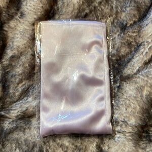 White satin elbow length gloves